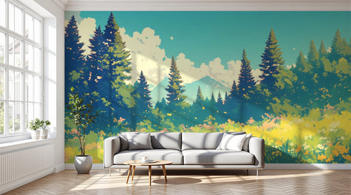 variant:A0446 | salon_12_dramatic_shadows — Toile Contemporaine Sable — papier peint Novomur