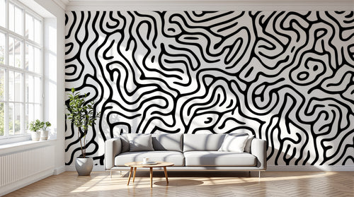 variant:A0666 | salon_12_dramatic_shadows已做 — Terrazzo Mineral Brun — papier peint Novomur