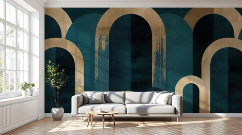 variant:A0739 | salon_12_dramatic_shadows — Hexagones Modernes Gris Perle — papier peint Novomur