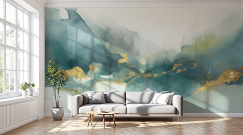 variant:A0933 | salon_12_dramatic_shadows — Palette Vivante Peche — papier peint Novomur