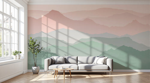 variant:D0438 | salon_12_dramatic_shadows — Mouvement Abstrait Gris Perle — papier peint Novomur