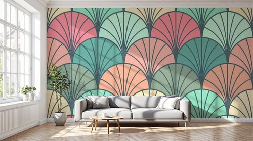 variant:E0538 | salon_12_dramatic_shadows — Eclats de Pierre Taupe — papier peint Novomur