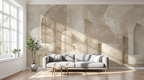 variant:F0681 | salon_12_dramatic_shadows — Motifs Graphiques Rose Poudre — papier peint Novomur