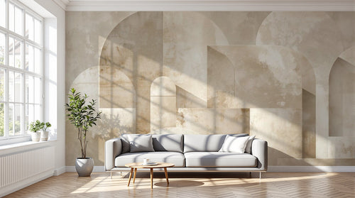 variant:F0736 | salon_12_dramatic_shadows — Motifs Graphiques Rose Poudre — papier peint Novomur