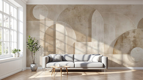 variant:F0737 | salon_12_dramatic_shadows已做 — Formes Epurees Ivoire — papier peint Novomur