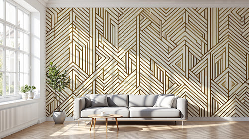 variant:F0894 | salon_12_dramatic_shadows已做 — Terrazzo Mineral Brun — papier peint Novomur