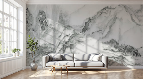 variant:SD0035 | salon_12_dramatic_shadows — Marbre Obsidienne Noir — papier peint Novomur