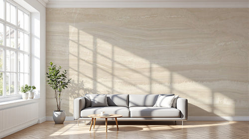 variant:SK0074 | salon_12_dramatic_shadows — Marbre Calacatta Ivoire — papier peint Novomur