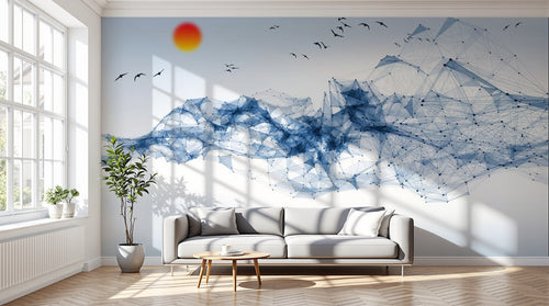 variant:SK0162 | salon_12_dramatic_shadows — Formes Epurees Ivoire — papier peint Novomur