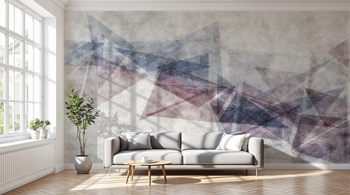 variant:SK0262 | salon_12_dramatic_shadows — Hexagones Modernes Gris Perle — papier peint Novomur