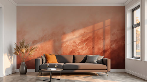 variant:A0128 | salon_13_sunset已做 — Brume d'Aquarelle Ivoire — papier peint Novomur