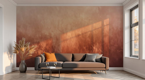 variant:A0258 | salon_13_sunset已做 — Brume d'Aquarelle Ivoire — papier peint Novomur