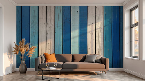 variant:A0295 | salon_13_sunset已做 — Planches de Chene Brun — papier peint Novomur