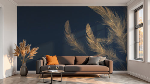 variant:A0523 | salon_13_sunset已做 — Aquarelle Douce Ivoire — papier peint Novomur