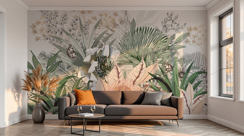 variant:D0053 | salon_13_sunset — Brise des Tropiques Sable — papier peint Novomur