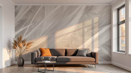 variant:SK0597 | salon_13_sunset — Aquarelle Douce Ivoire — papier peint Novomur