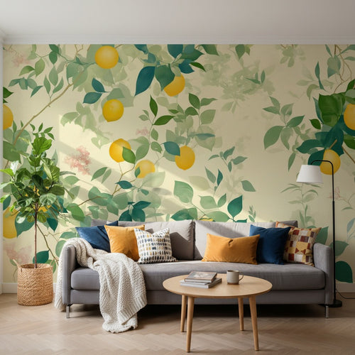 variant:A0179 | salon_14_square已做 — Motifs Seventies Beige — papier peint Novomur