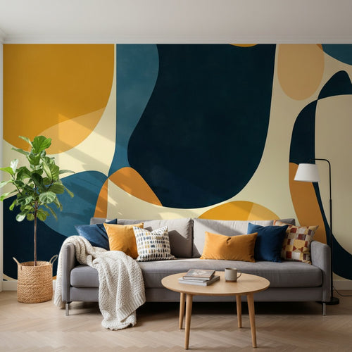 variant:A0738 | salon_14_square已做 — Eclats de Pierre Taupe — papier peint Novomur