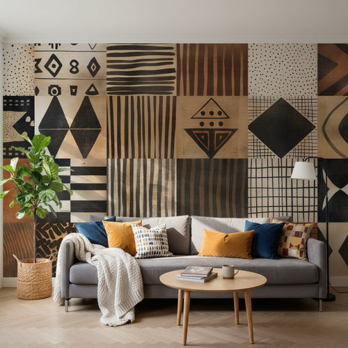 variant:A0936 | salon_14_square已做 — Eclats de Pierre Taupe — papier peint Novomur