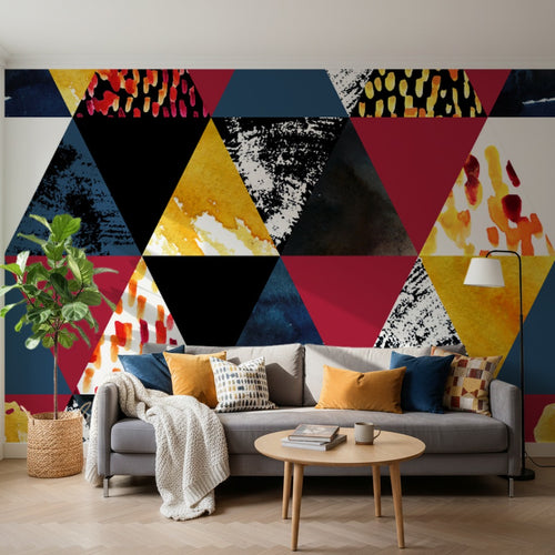 variant:C0080 | salon_14_square已做 — Hexagones Modernes Gris Perle — papier peint Novomur