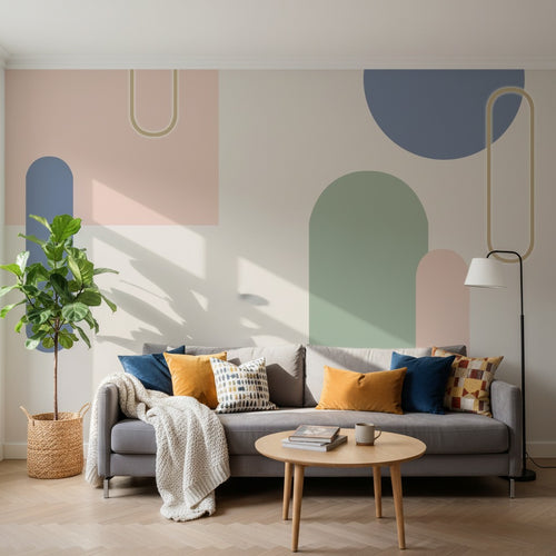 variant:D0022 | salon_14_square — Granito Moderne Sable — papier peint Novomur