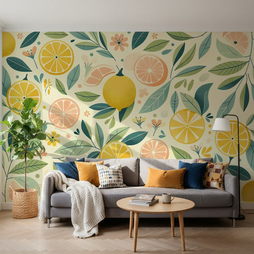 variant:F0043 | salon_14_square已做 — Motifs Seventies Beige — papier peint Novomur