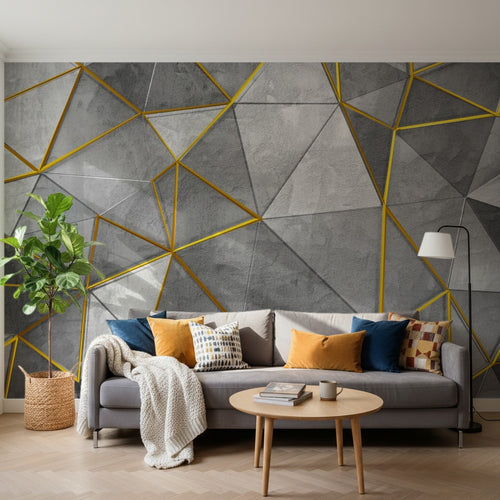 variant:SK0122 | salon_14_square — Terrazzo Naturel Sable — papier peint Novomur