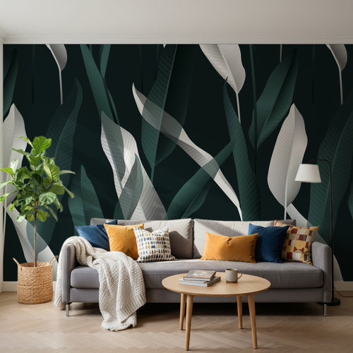 variant:SK0704 | salon_14_square — Terrazzo Contemporain Taupe — papier peint Novomur