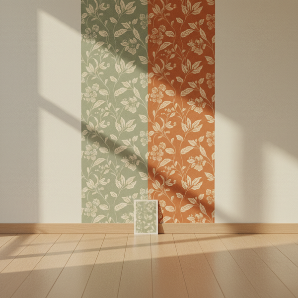 Papier peint personnalisable : comparaison de 2 coloris