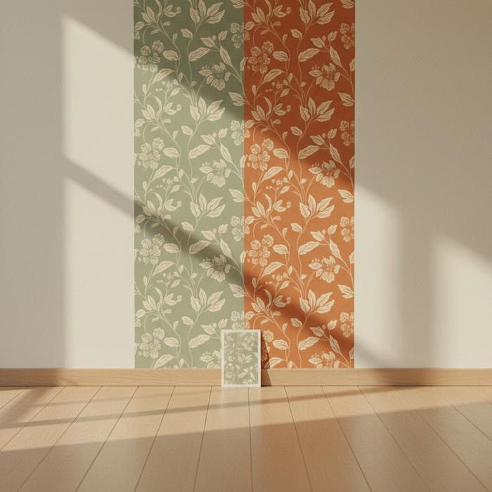 Papier peint personnalisable : comparaison de 2 coloris