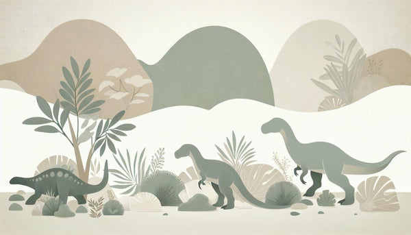 Safari au Coucher du Soleil Gris Perle