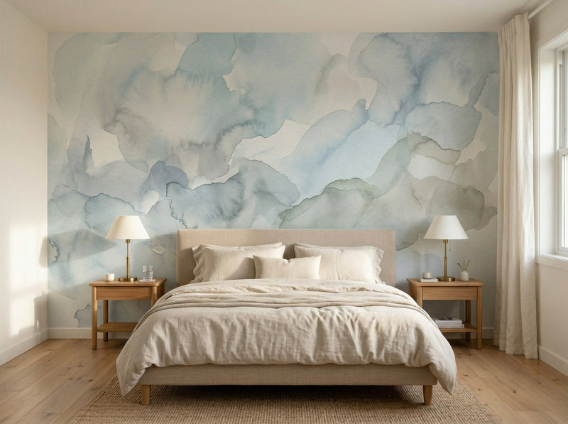 Après pose du papier peint