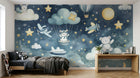 Design A0068 — Papier peint Ciel Nocturne Enfant - Collection 2 — Novomur