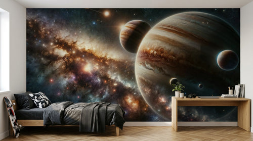 Design A0164 — Papier peint Galaxie Réaliste — Novomur