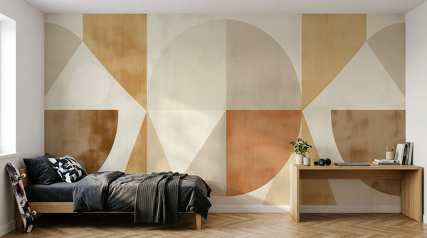 Papier peint Géométrique Triangles et Losanges - Collection 1 - Sur mesure