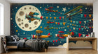Design A0274 — Papier peint Avions et Véhicules Enfant — Novomur