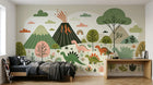 Design A0286 — Papier peint Dinosaures Enfant — Novomur