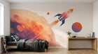 Design A0296 — Papier peint Espace Planètes Enfant — Novomur