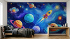 Design A0521 — Papier peint Espace Planètes Enfant — Novomur