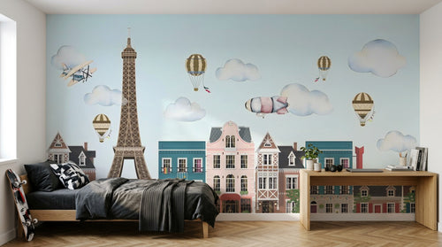 Design D0017 — Papier peint Architecture et Villes — Novomur
