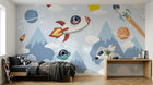 Design D0412 — Papier peint Espace Planètes Enfant — Novomur