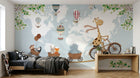 Design D0537 — Papier peint Carte du Monde Enfant — Novomur