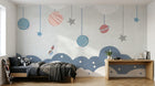 Design F0648 — Papier peint Espace Planètes Enfant — Novomur