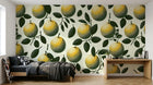 Papier peint Fruits Agrumes Beige - Sur mesure - Design F0994