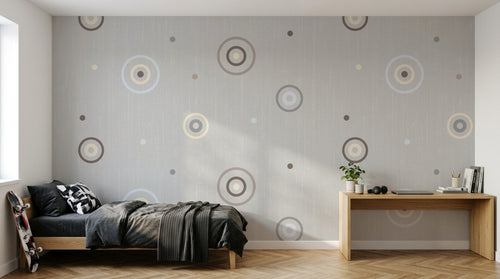 Design SK0434 — Papier peint Art Abstrait Bauhaus Coloré - Collection 2 — Novomur
