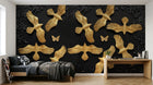 Design SL0194 — Papier peint Art Déco Éventails et Or - Collection 1 — Novomur
