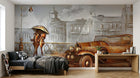 Design SL0229 — Papier peint Architecture et Villes — Novomur