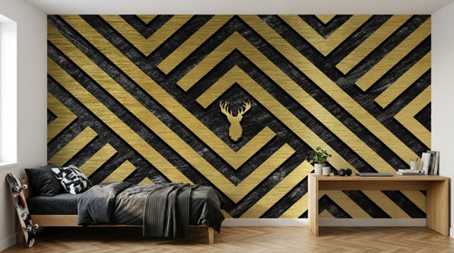 Design SL0270 — Papier peint Géométrique Triangles et Losanges - Collection 3 — Novomur