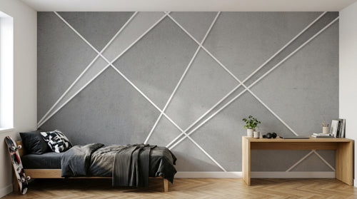 Design SL0294 — Papier peint Géométrique Triangles et Losanges - Collection 6 — Novomur
