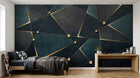 Design SL0353 — Papier peint Géométrique Triangles et Losanges - Collection 4 — Novomur
